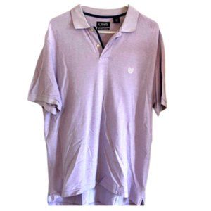 Chaps Men’s Purple Natural Stretch Polo Shirt XL 100% Cotton Short Sleeve
